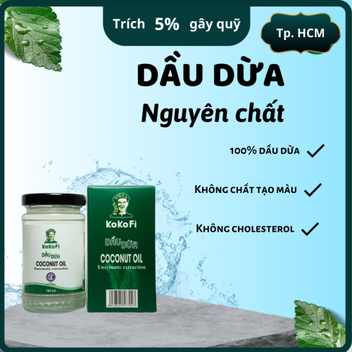 Dầu Dừa Nguyên Chất 100ML (Dạng Hũ)